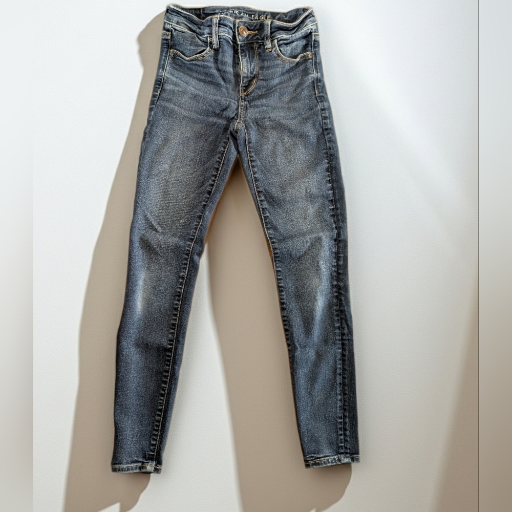 American Eagle Outfitters‎ Next Level Stretch Blue Skinny Jeans